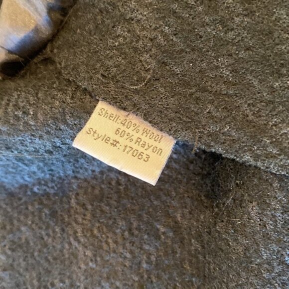 Fublin’ Foe wool blend black beaded trim coat - Picture 8 of 8